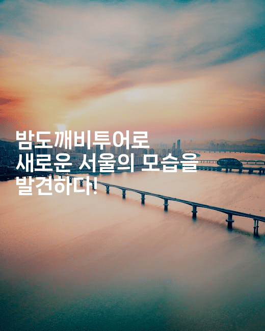 밤도깨비투어로 새로운 서울의 모습을 발견하다!2-언어보물