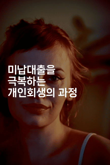 미납대출을 극복하는 개인회생의 과정